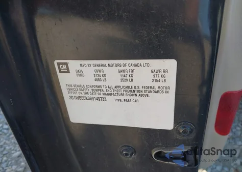 2006 Chevrolet Impala Ls из США, поврежденный, VIN 2G1WB55K369149733